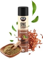 K2 ONE SHOT SANDAL AĞACI 600ml Koku giderici ve oda spreyi