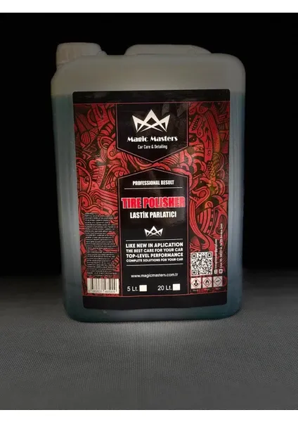 magic masters Tire Polısher Jel Lastik Parlatıcı 5 lt