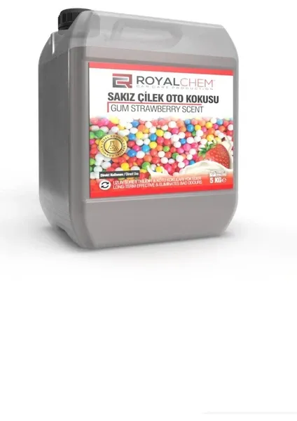 ROYALCHEM CAR CARE PRODUCTION sakız çilek oto kokusu 5 kg