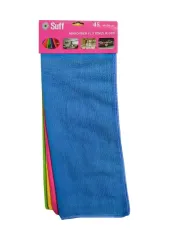 4'lü Fırsat Mikrofiber Genel Temizlik Bezi 32x32 cm