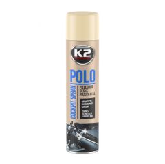 K2 Polo Cockpit Vanilyalı Plastik Vinil Ahşap Koruyucu Cila Aerosol 750ML