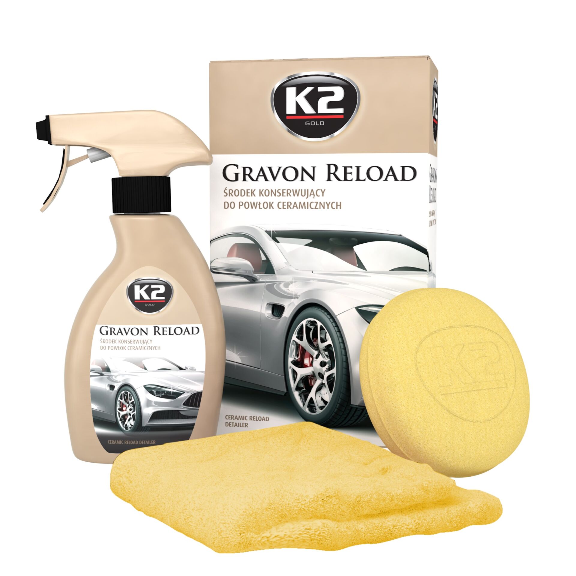 K2 Gravon Reload 250ml Seramik Kaplama Bakım Kiti