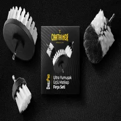 Cartainer 3’lü Ultra Yumuşak Matkap Fırça Seti