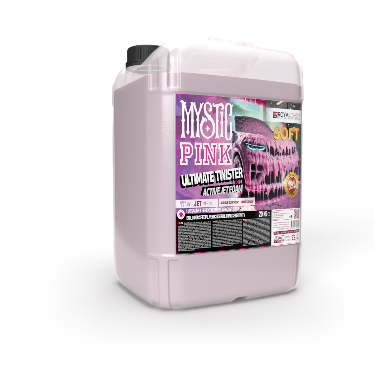 Royalchem Mystic Pink Soft Köpük – Hassas Yüzeylere Özel 20 kg
