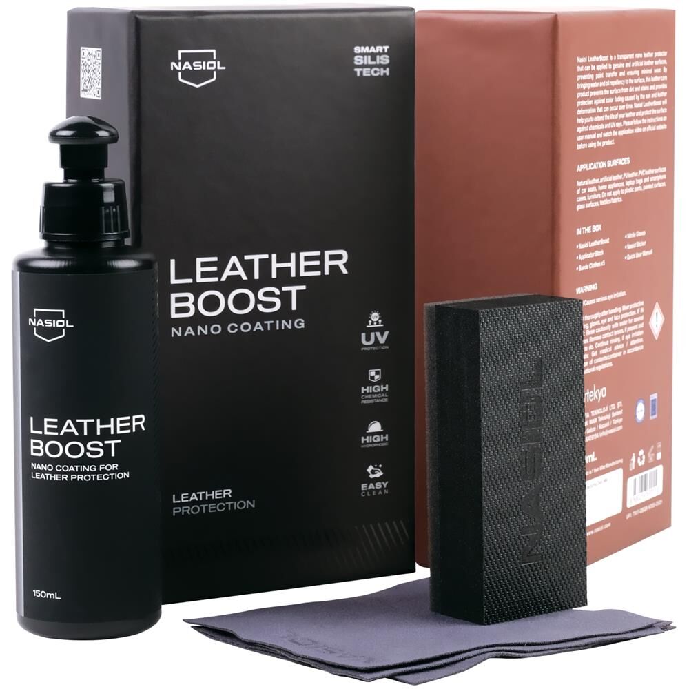 Nasiol Leatherboost 150ml - 1 Yıl Dayanıklı Nano Kaplama - Deri Bakımı