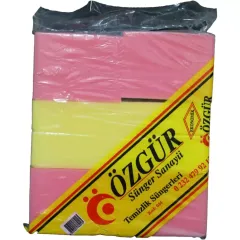 Renkli Sünger Orta Boy 12'Li