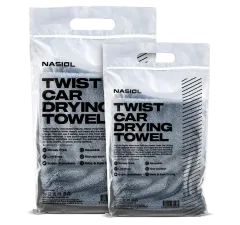 Nasiol Twist Yüksek Su Emici Mikrofiber Kurutma Havlusu 60x90cm - 600GSM