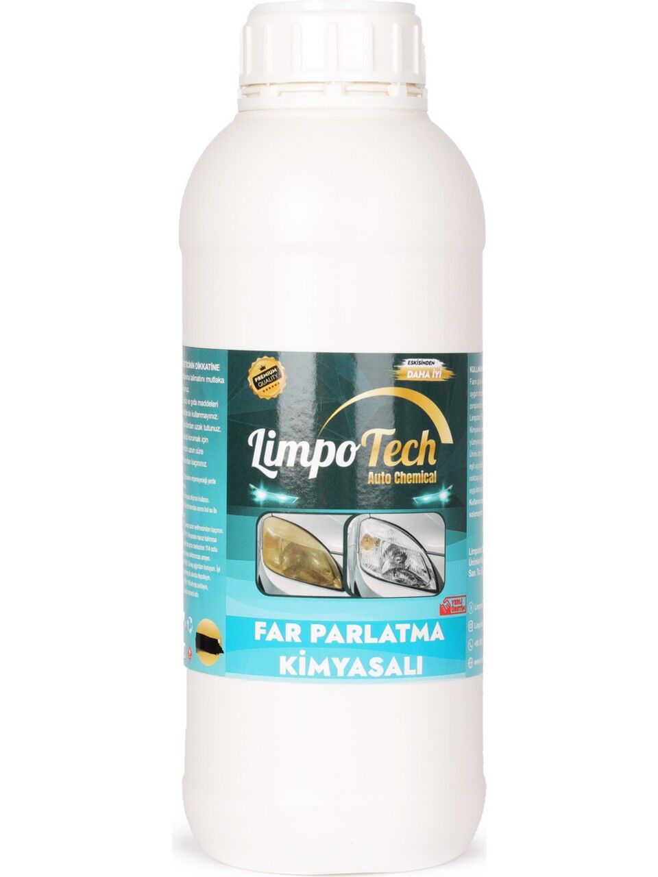 Buharlı Far Temizleme ve Parlatma Solüsyonu 1lt