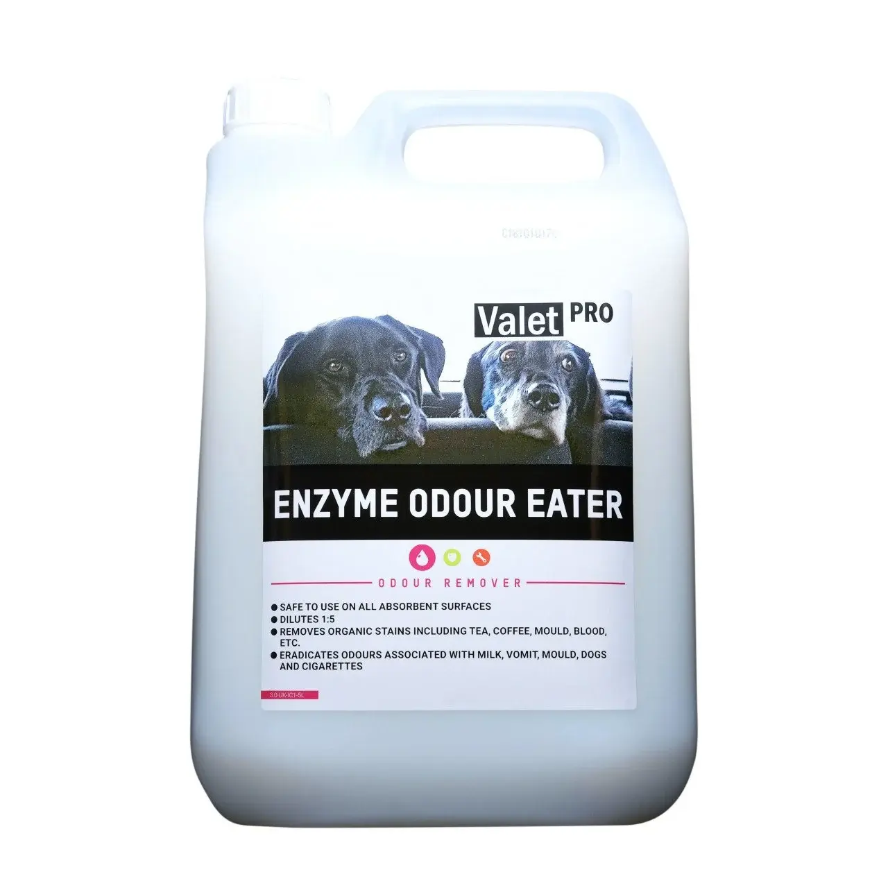 Valet Pro Enzyme Odour Eater - Enzim, Bakteri ve Kötü Koku Yok Edici 5 lt