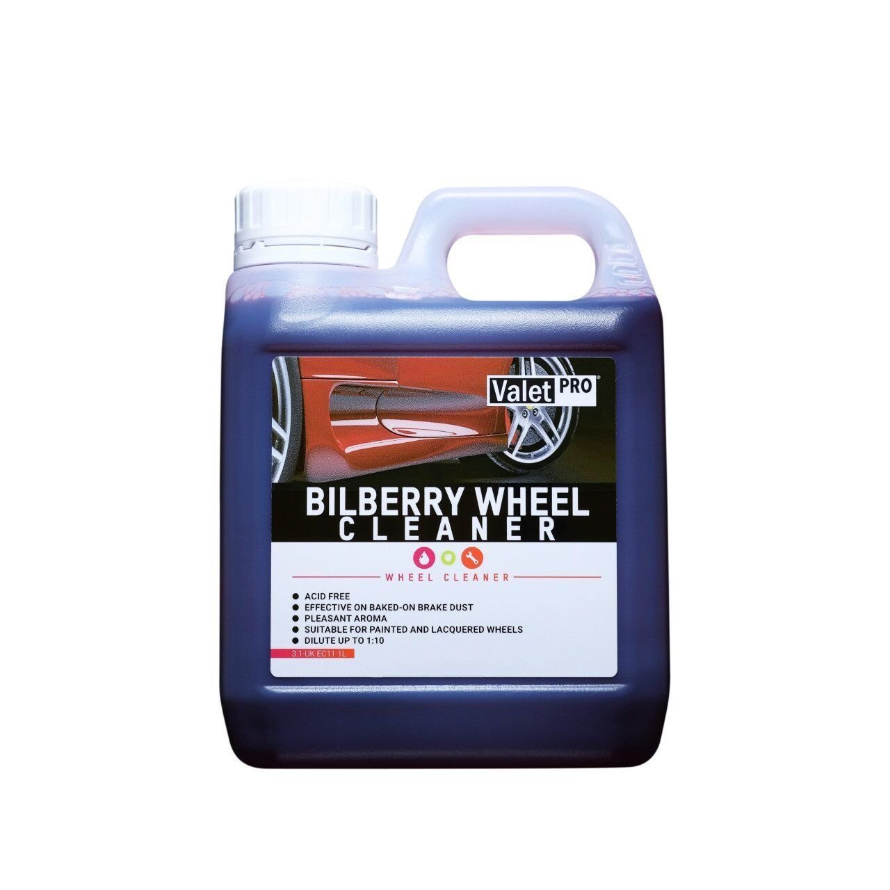 Valet Pro Bilberry Wheel Cleaner Jant Temizleyici 1 lt