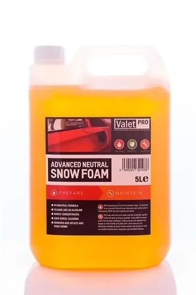 Valet Pro Advanced Neutral Snow Foam Yoğun ve Güvenli Yıkama Köpüğü 5 lt