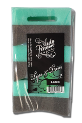 Auto Finesse Tyre & Trim Applicator - Lastik ve Plastik Yuzey Pedi 3lü Set