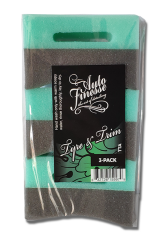 Auto Finesse Tyre & Trim Applicator - Lastik ve Plastik Yuzey Pedi 3lü Set