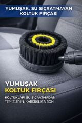 Eagles Su Sıçratmayan Yumuşak Kıllı Koltuk Yıkama Fırçası 015