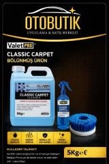 Valet Pro Classic Carpet Cleaner Bölünmüş Ürün 600 ml + Yumuşak Polisaj Koltuk Temizleme Fırçası Seti