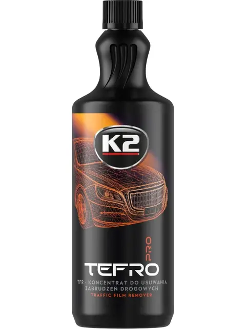 K2 Tefro Pro 1 Litre Profesyonel Trafik Filmi Temizleyici (Tfr) – Konsantre Ön Yıkama Şampuanı