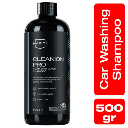 Nasiol Cleanion Pro Yoğun Köpüklü Konsantre Araç Yıkama Şampuanı 500gr